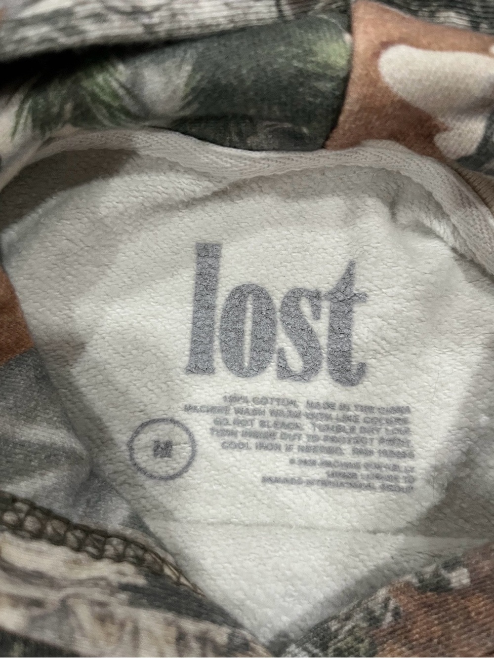Mgk Lost Americana Multicolor Camo Hoodie nwt - Picture 2 of 5